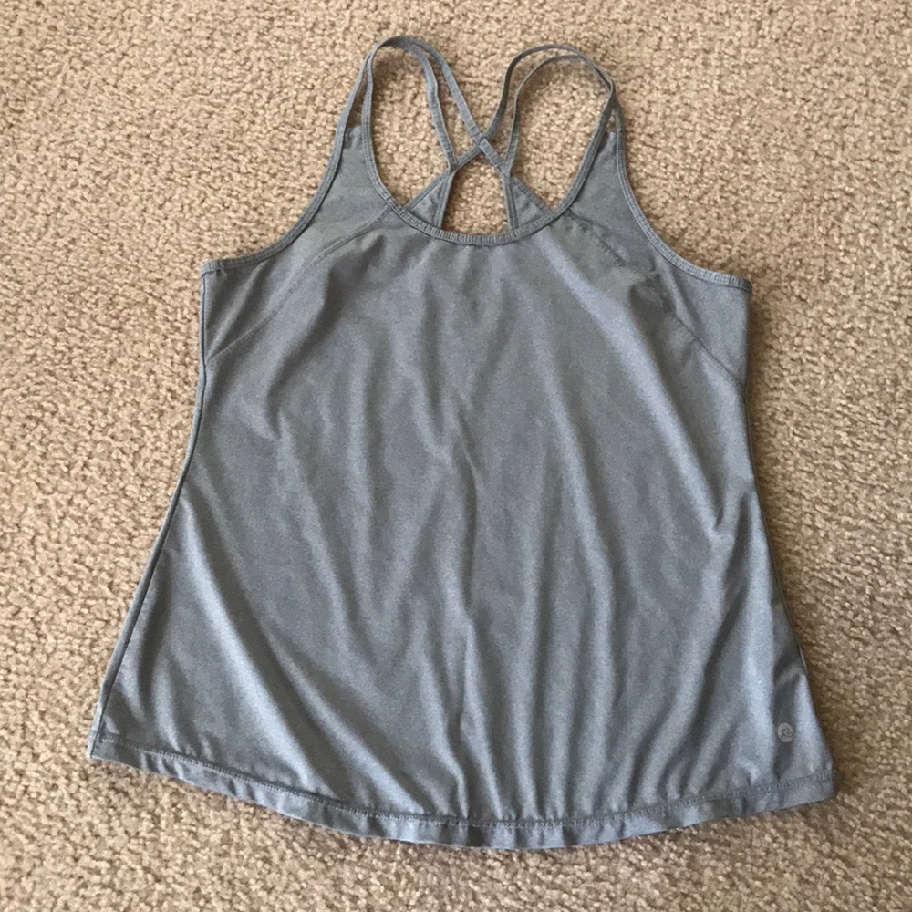 Grey workout tank